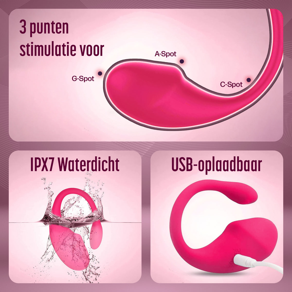 HappySexy Bullet Vibrator Met Mobiele App Control - Lange afstanden