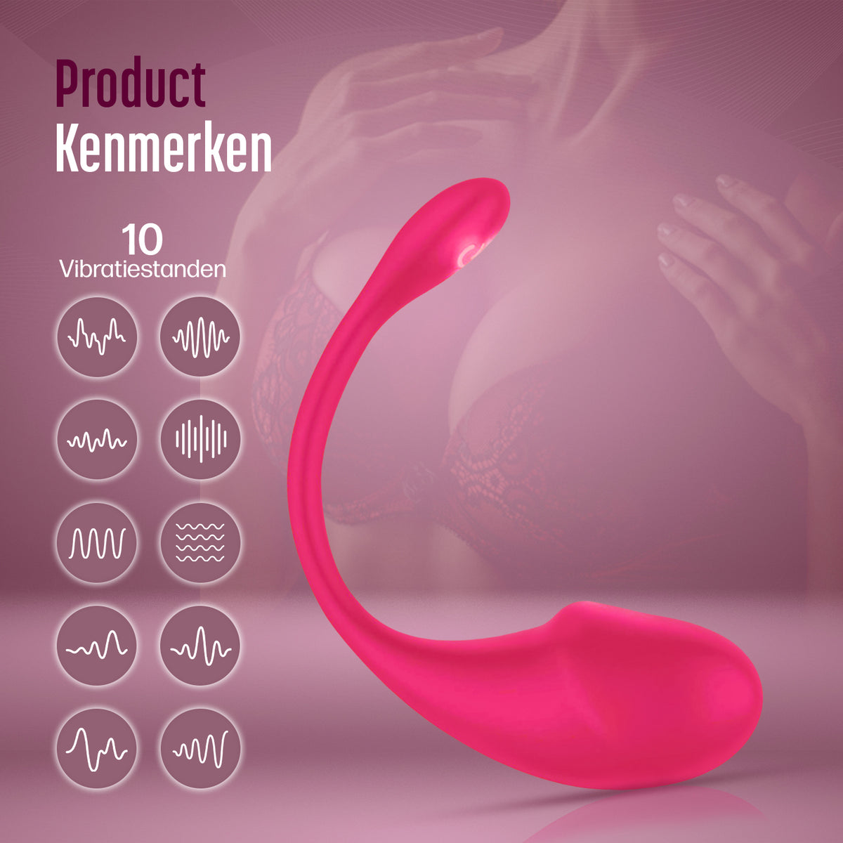 HappySexy Bullet Vibrator Met Mobiele App Control - Lange afstanden