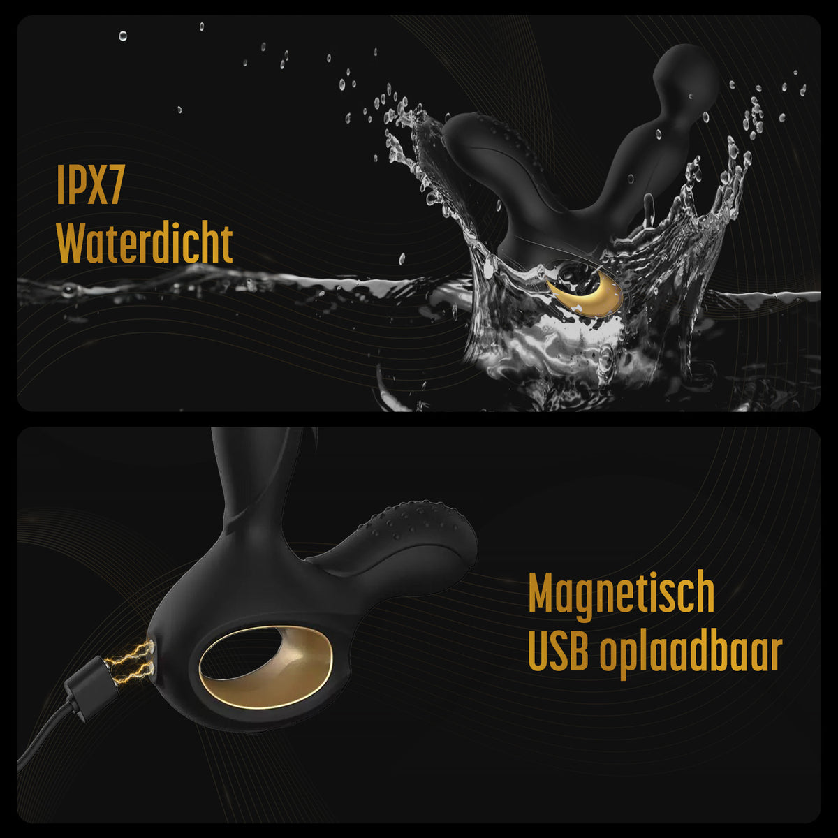 HappySexy Verwarmde Roterende Prostaat Vibrator Met Afstandsbediening
