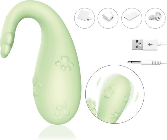 Draadloze vibrator-ei met Bluetooth-app-bediening