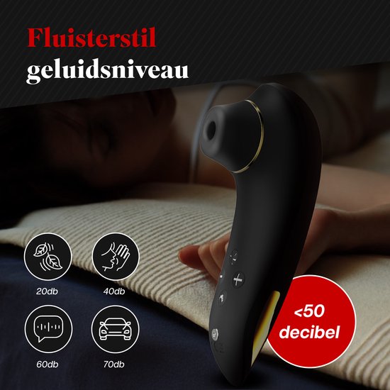 HappySexy Verwarmde Luchtdruk Vibrator