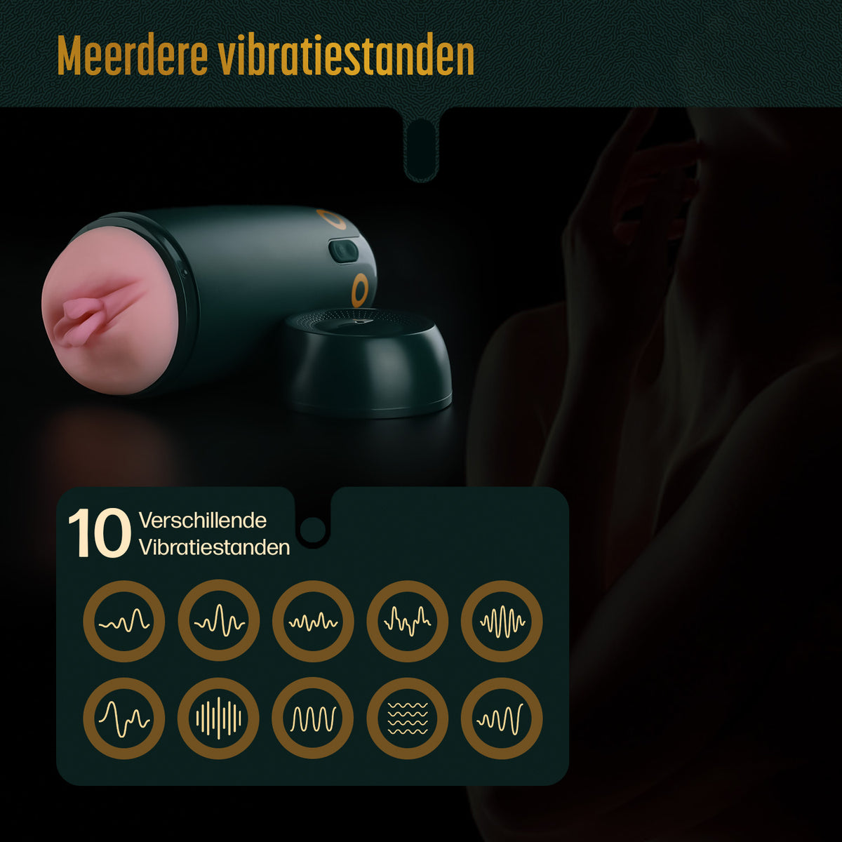 HappySexy Elektrische Pussy Masturbator Met App Control