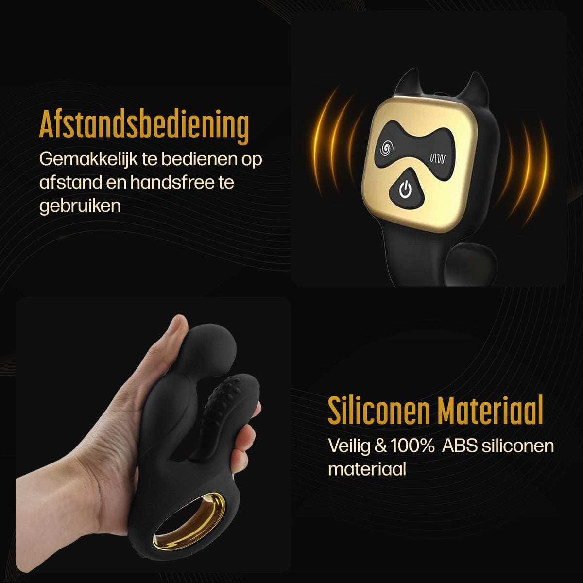 HappySexy Verwarmde Roterende Prostaat Vibrator Met Afstandsbediening