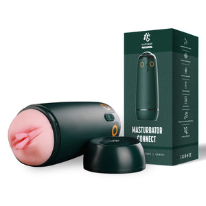 HappySexy Elektrische Pussy Masturbator Met App Control
