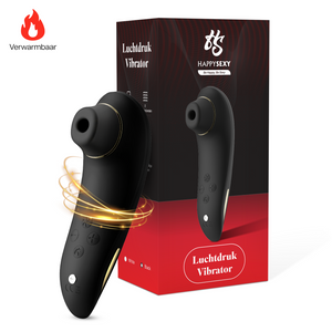 HappySexy Verwarmde Luchtdruk Vibrator